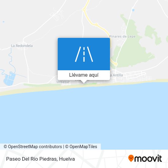 Mapa Paseo Del Río Piedras