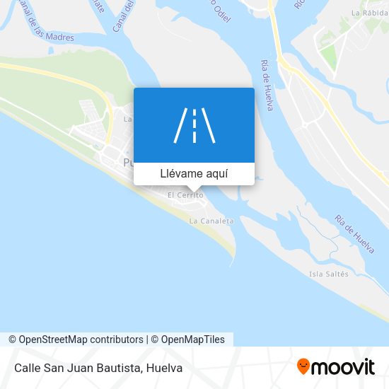 Mapa Calle San Juan Bautista
