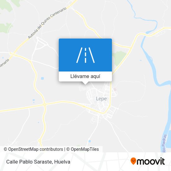Mapa Calle Pablo Saraste