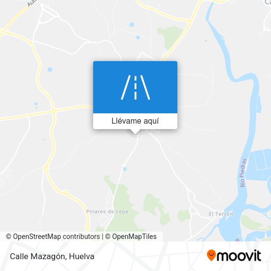 Mapa Calle Mazagón