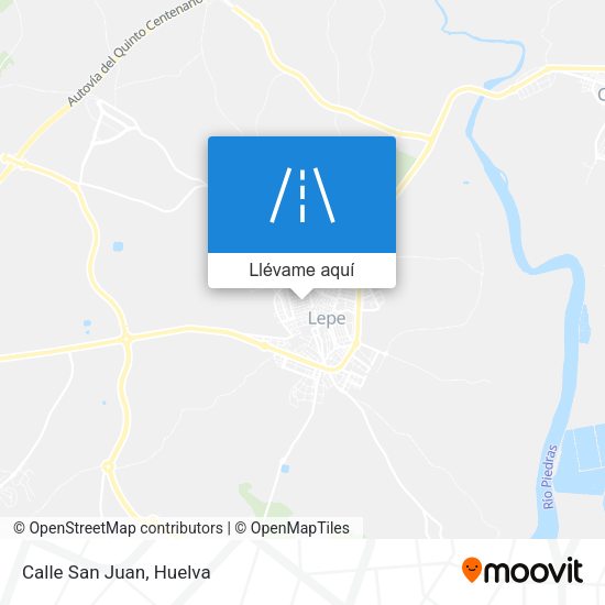 Mapa Calle San Juan