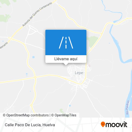 Mapa Calle Paco De Lucía