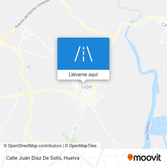 Mapa Calle Juan Díaz De Solís