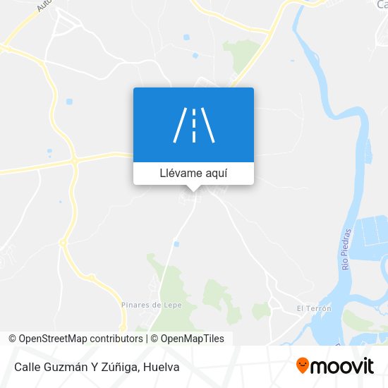 Mapa Calle Guzmán Y Zúñiga