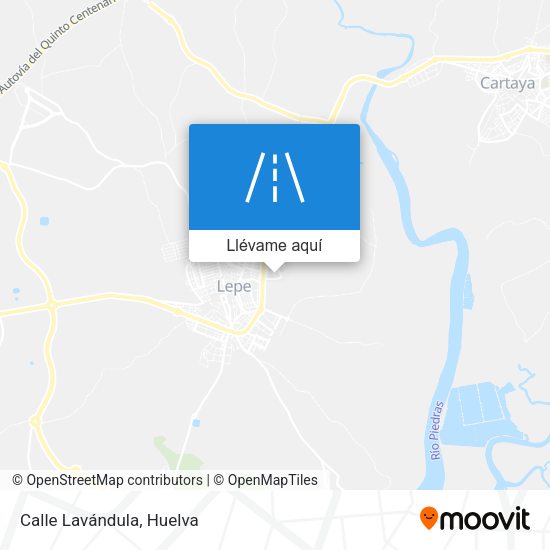 Mapa Calle Lavándula