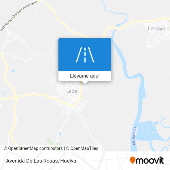 Mapa Avenida De Las Rosas