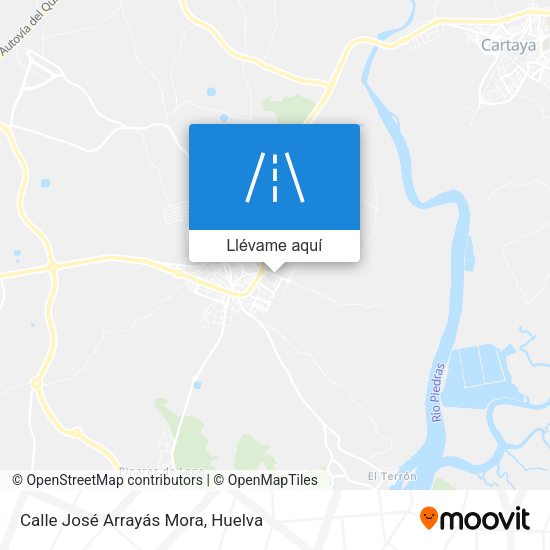 Mapa Calle José Arrayás Mora