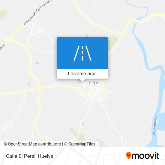 Mapa Calle El Peral