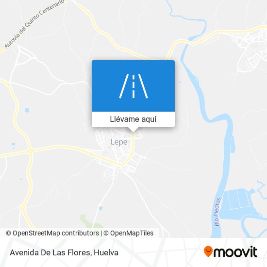 Mapa Avenida De Las Flores