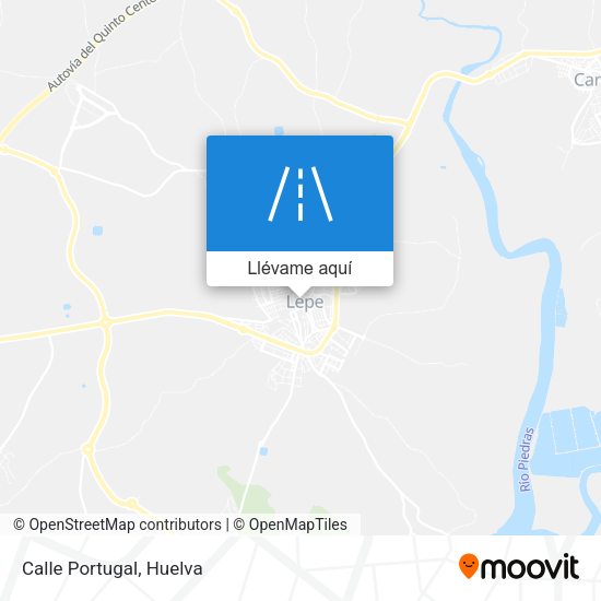 Mapa Calle Portugal