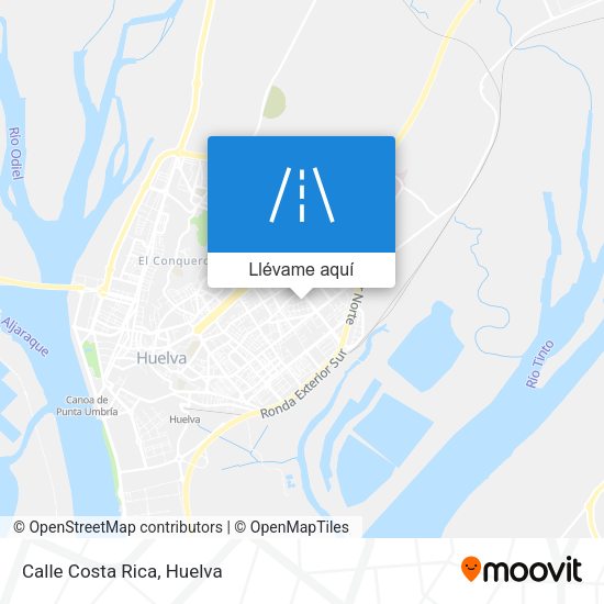Mapa Calle Costa Rica