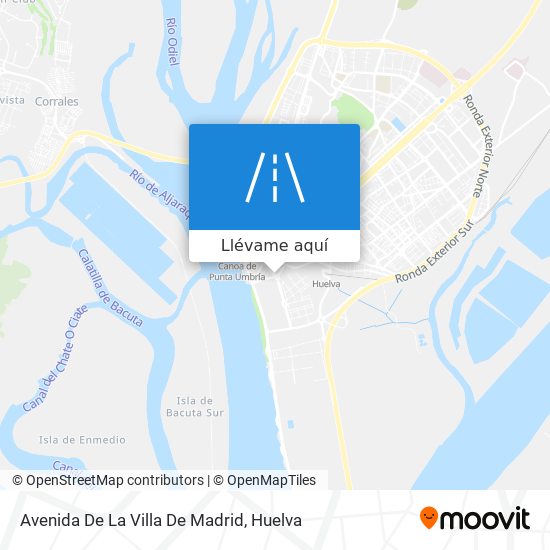 Mapa Avenida De La Villa De Madrid