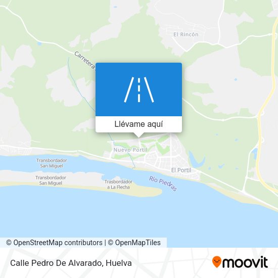 Mapa Calle Pedro De Alvarado