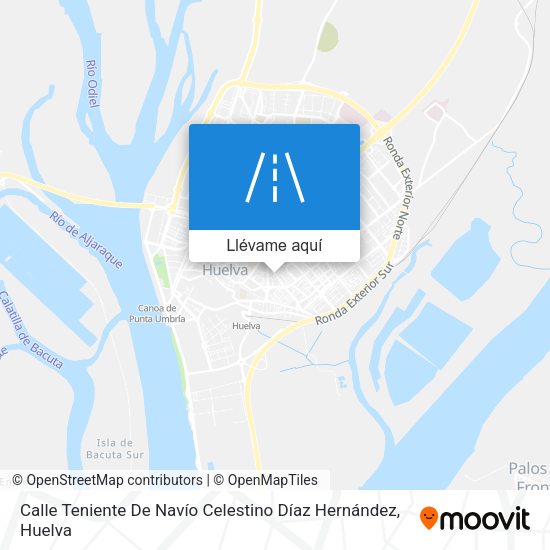 Mapa Calle Teniente De Navío Celestino Díaz Hernández