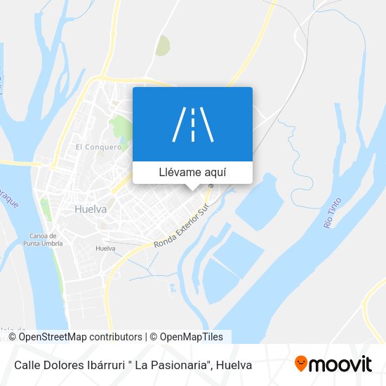 Mapa Calle Dolores Ibárruri " La Pasionaria"
