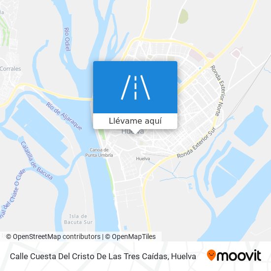 Mapa Calle Cuesta Del Cristo De Las Tres Caídas