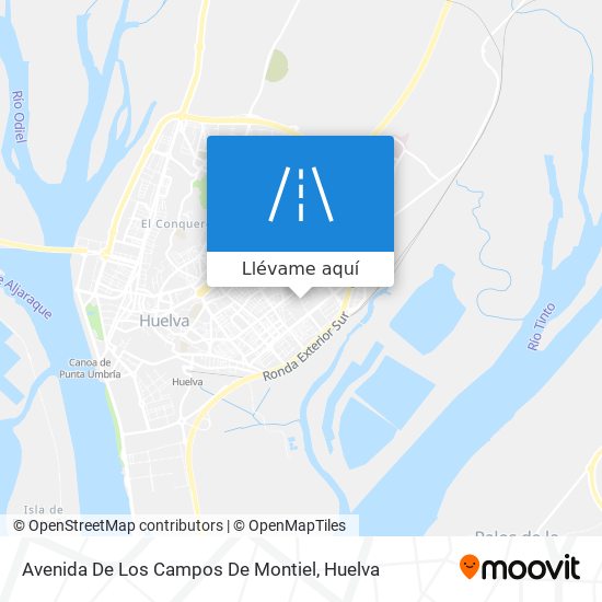 Mapa Avenida De Los Campos De Montiel