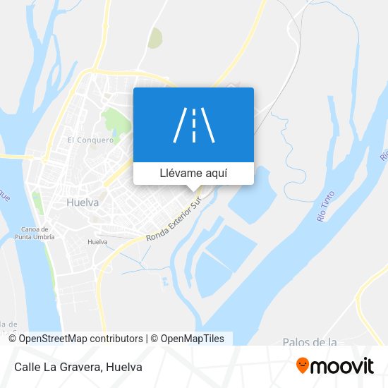 Mapa Calle La Gravera