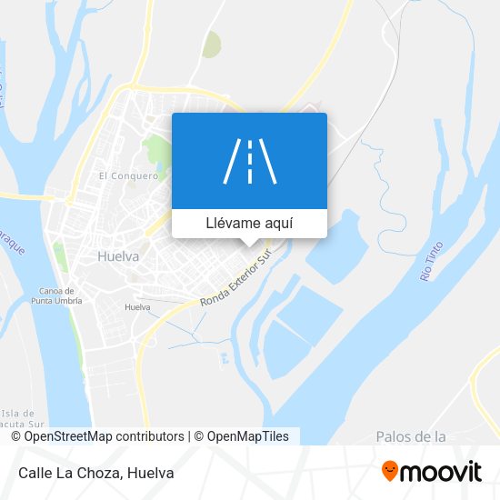 Mapa Calle La Choza