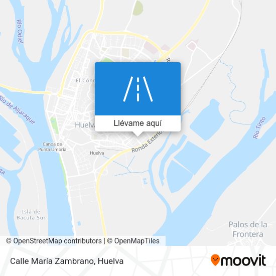 Mapa Calle María Zambrano