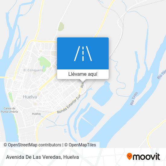 Mapa Avenida De Las Veredas