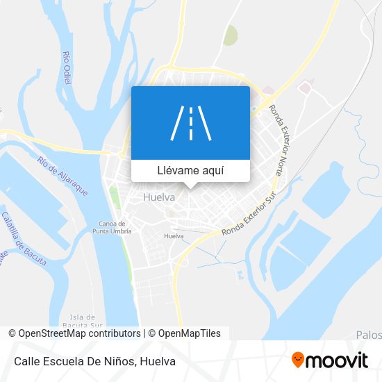Mapa Calle Escuela De Niños