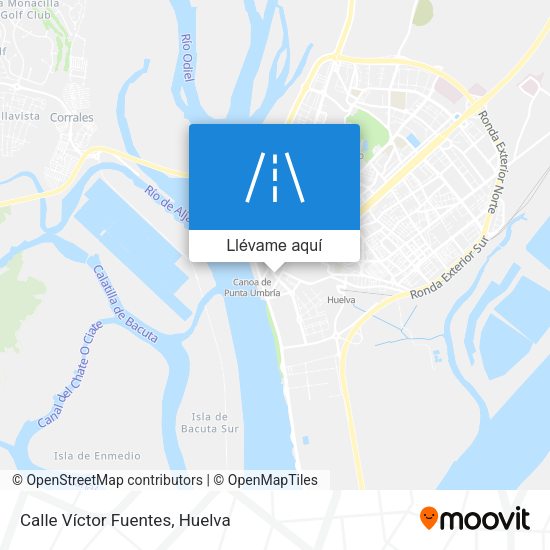 Mapa Calle Víctor Fuentes