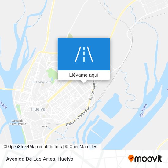 Mapa Avenida De Las Artes