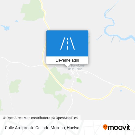 Mapa Calle Arcipreste Galindo Moreno