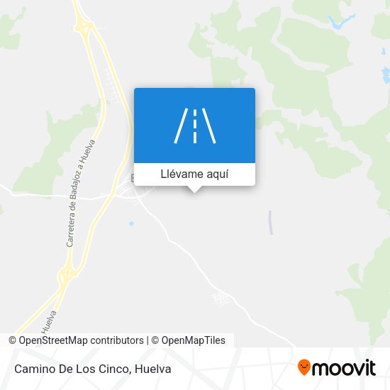 Mapa Camino De Los Cinco