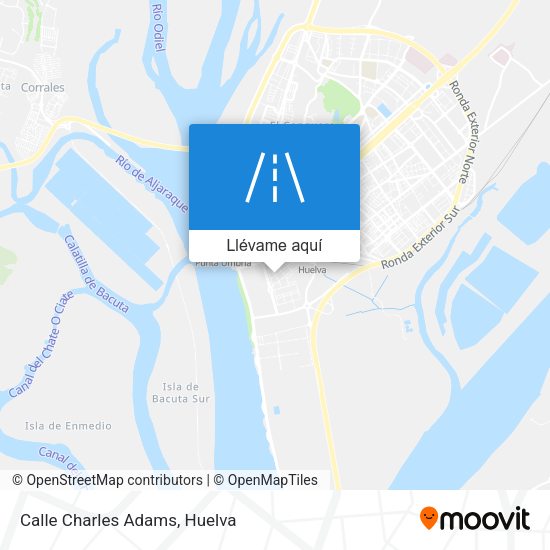 Mapa Calle Charles Adams