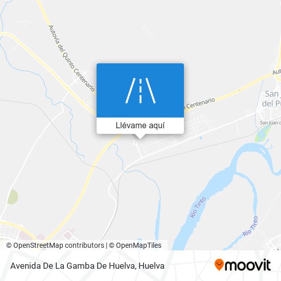 Mapa Avenida De La Gamba De Huelva