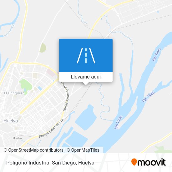 Mapa Polígono Industrial San Diego
