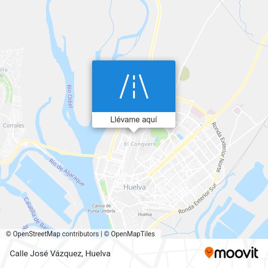 Mapa Calle José Vázquez