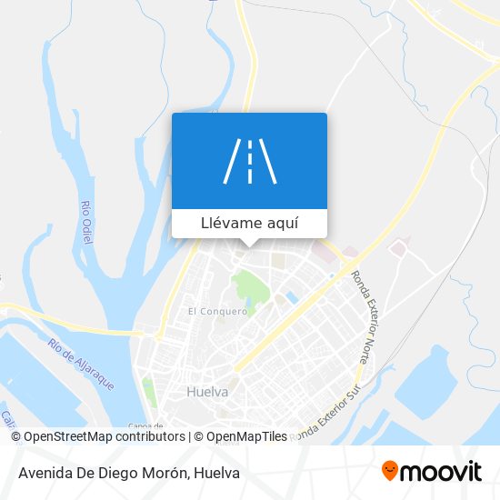 Mapa Avenida De Diego Morón