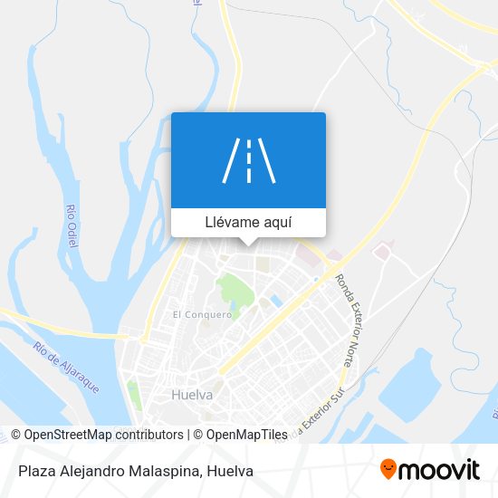 Mapa Plaza Alejandro Malaspina
