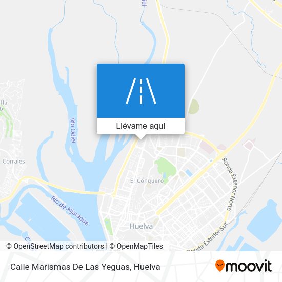 Mapa Calle Marismas De Las Yeguas