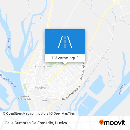 Mapa Calle Cumbres De Enmedio