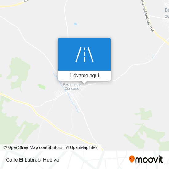 Mapa Calle El Labrao