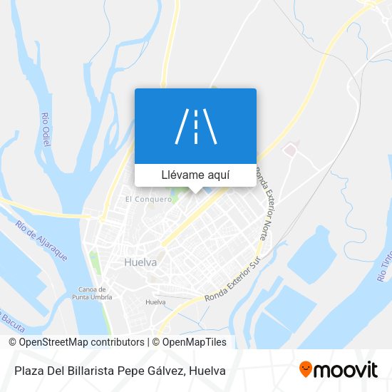Mapa Plaza Del Billarista Pepe Gálvez