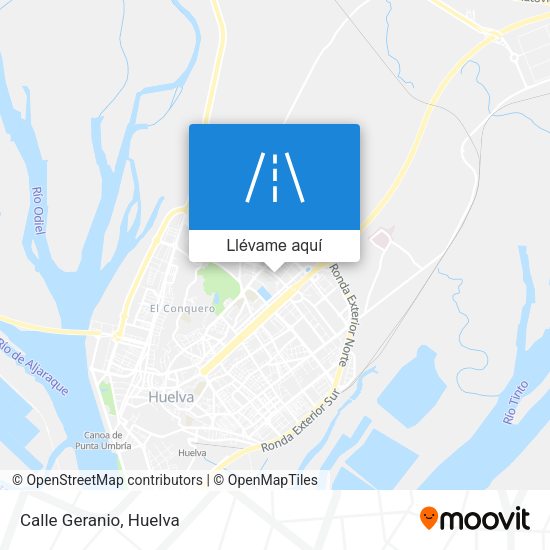 Mapa Calle Geranio