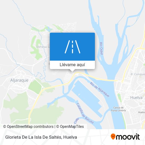 Mapa Glorieta De La Isla De Saltés