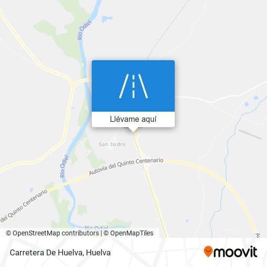 Mapa Carretera De Huelva