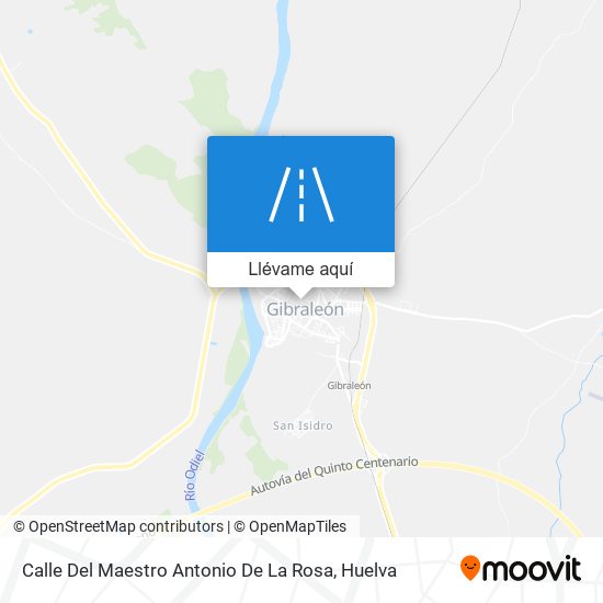Mapa Calle Del Maestro Antonio De La Rosa