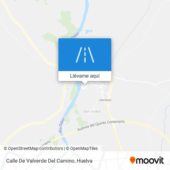 Mapa Calle De Valverde Del Camino