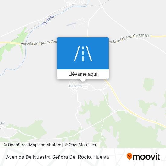 Mapa Avenida De Nuestra Señora Del Rocío