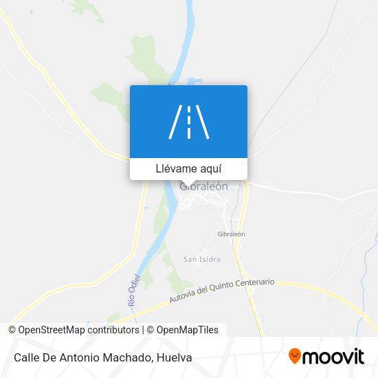 Mapa Calle De Antonio Machado