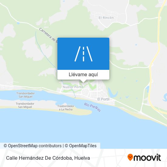 Mapa Calle Hernández De Córdoba