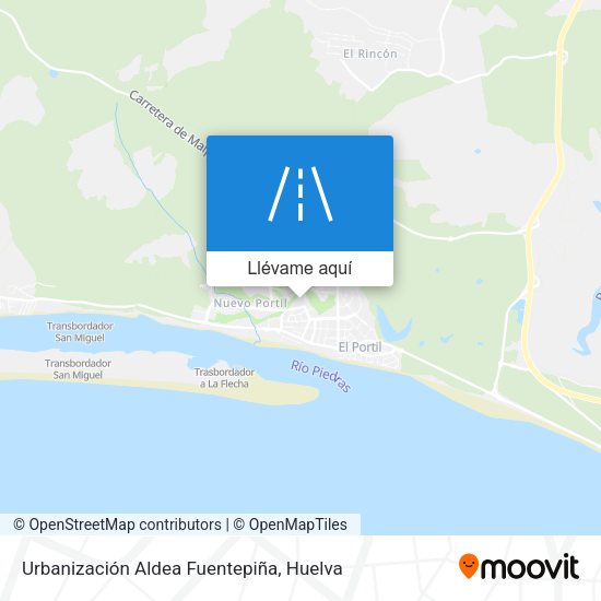 Mapa Urbanización Aldea Fuentepiña