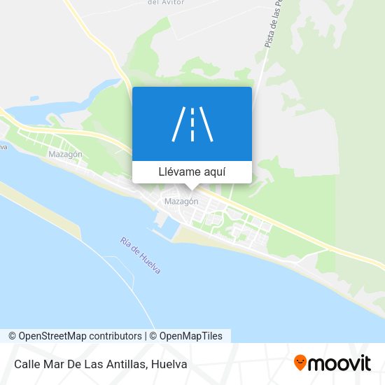 Mapa Calle Mar De Las Antillas